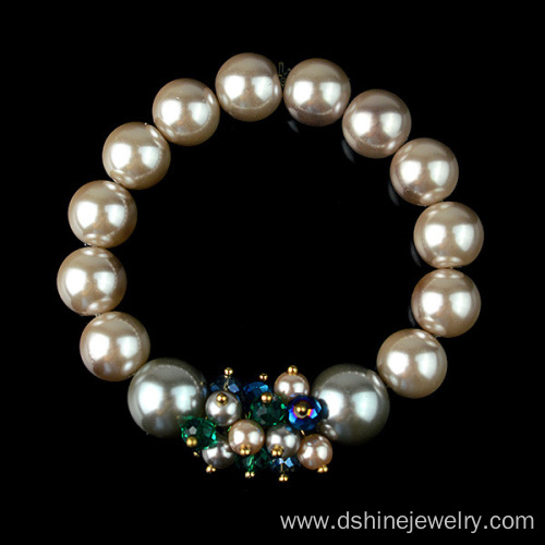 Pearls Strands Crystal Jewelery Crystal Bead Bracelets